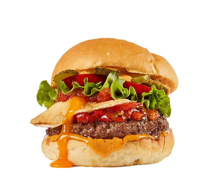 Burger an aunt from Barcelona