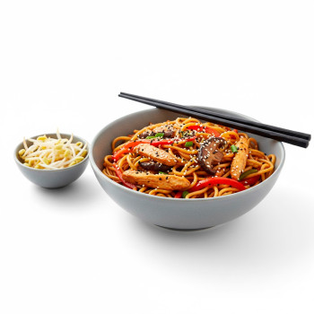 Udon con Pollo